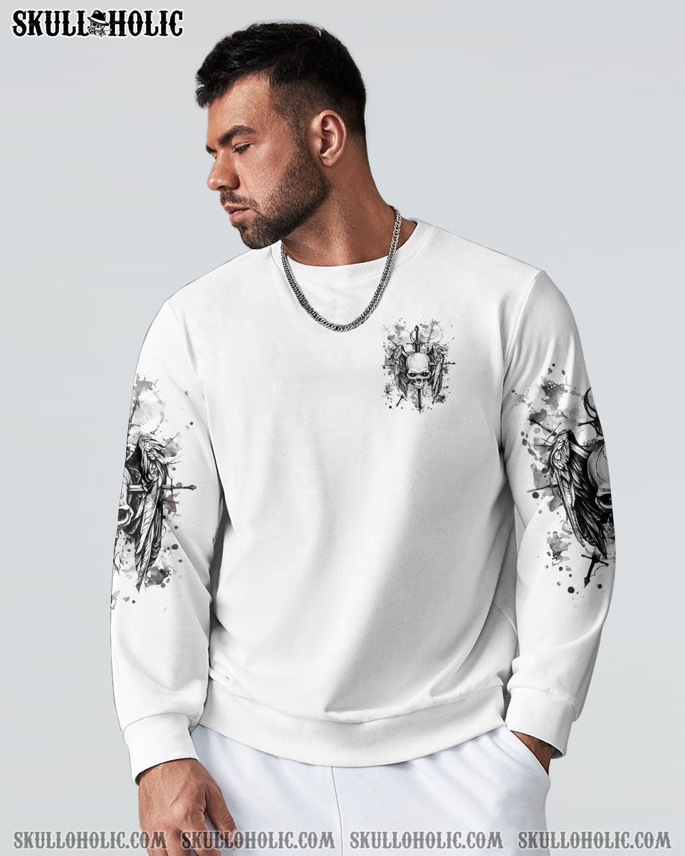 BLISSCORNERS YOU COULDN'T HANDLE ME SKULL ALL OVER PRINT