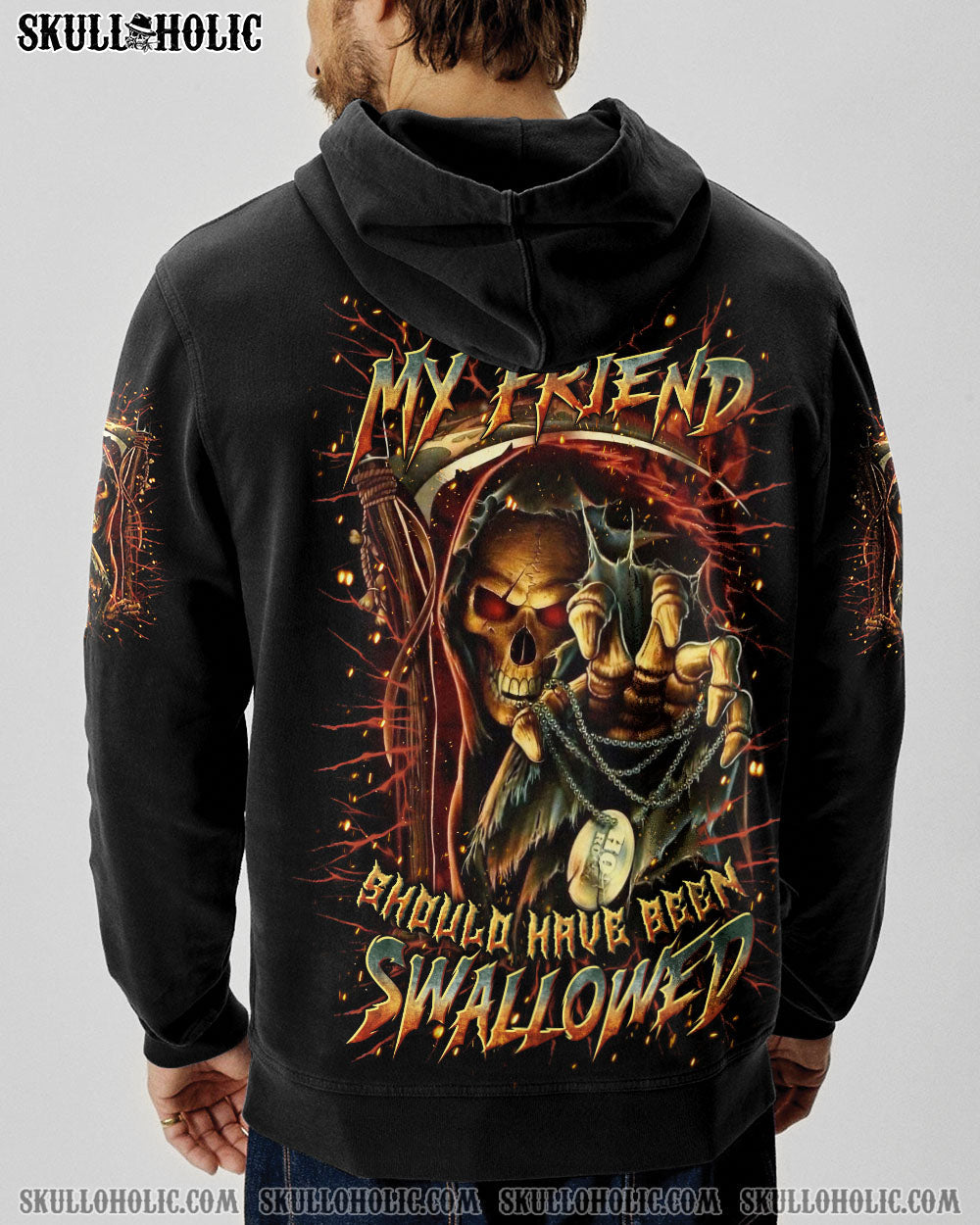 BLISSCORNERS YOU MY FRIEND SHOULD HAVE BEEN SWALLOWED ALL OVER PRINT