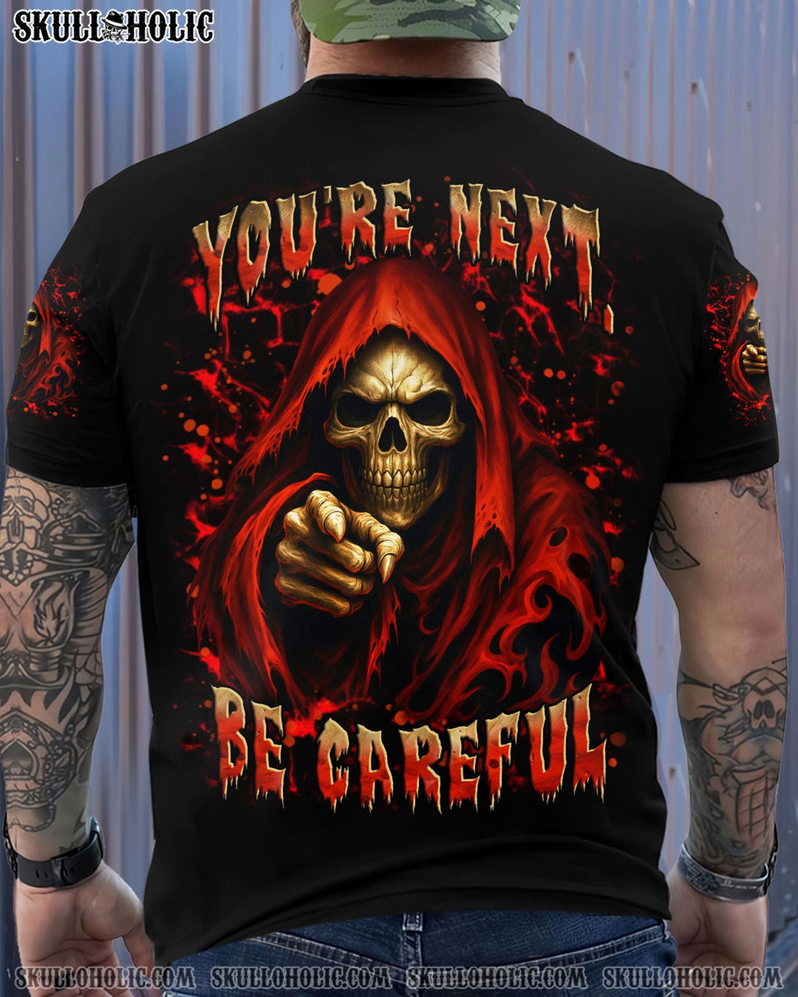 BLISSCORNERS YOU'RE NEXT BE CAREFUL ALL OVER PRINT