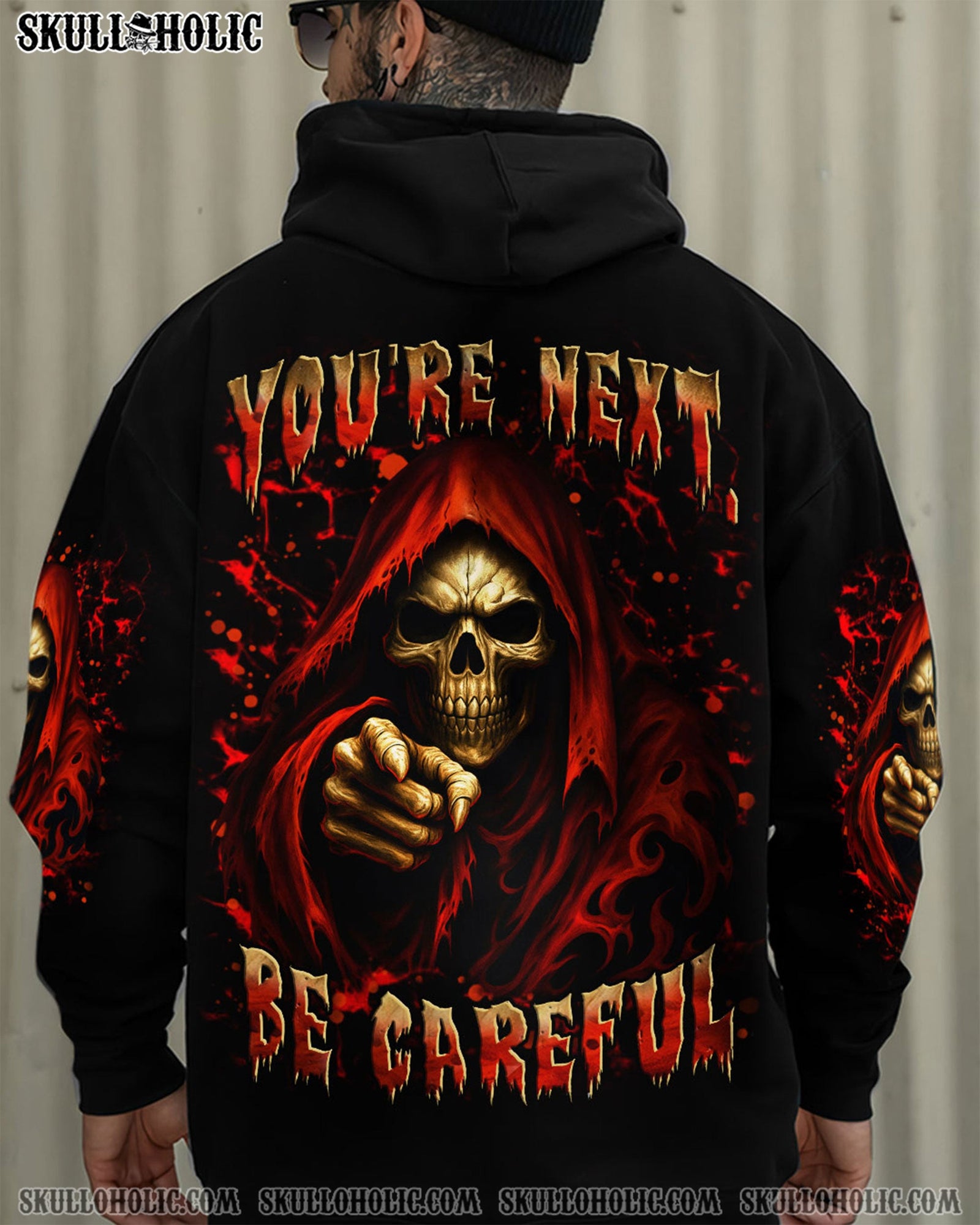 BLISSCORNERS YOU'RE NEXT BE CAREFUL ALL OVER PRINT
