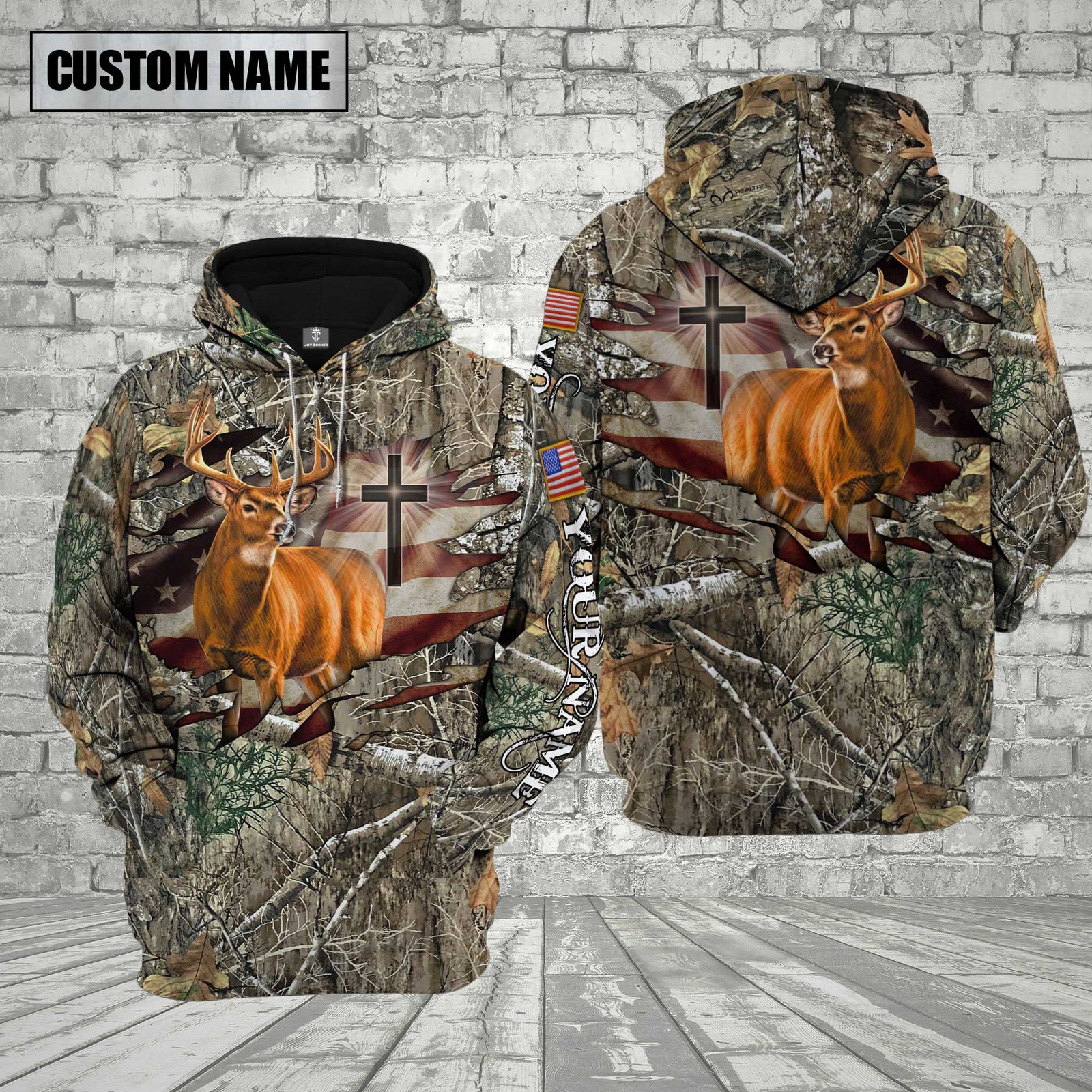 Blisscorners Custom Name Deer Hunting Shirt 3D All Over Printed Clothes