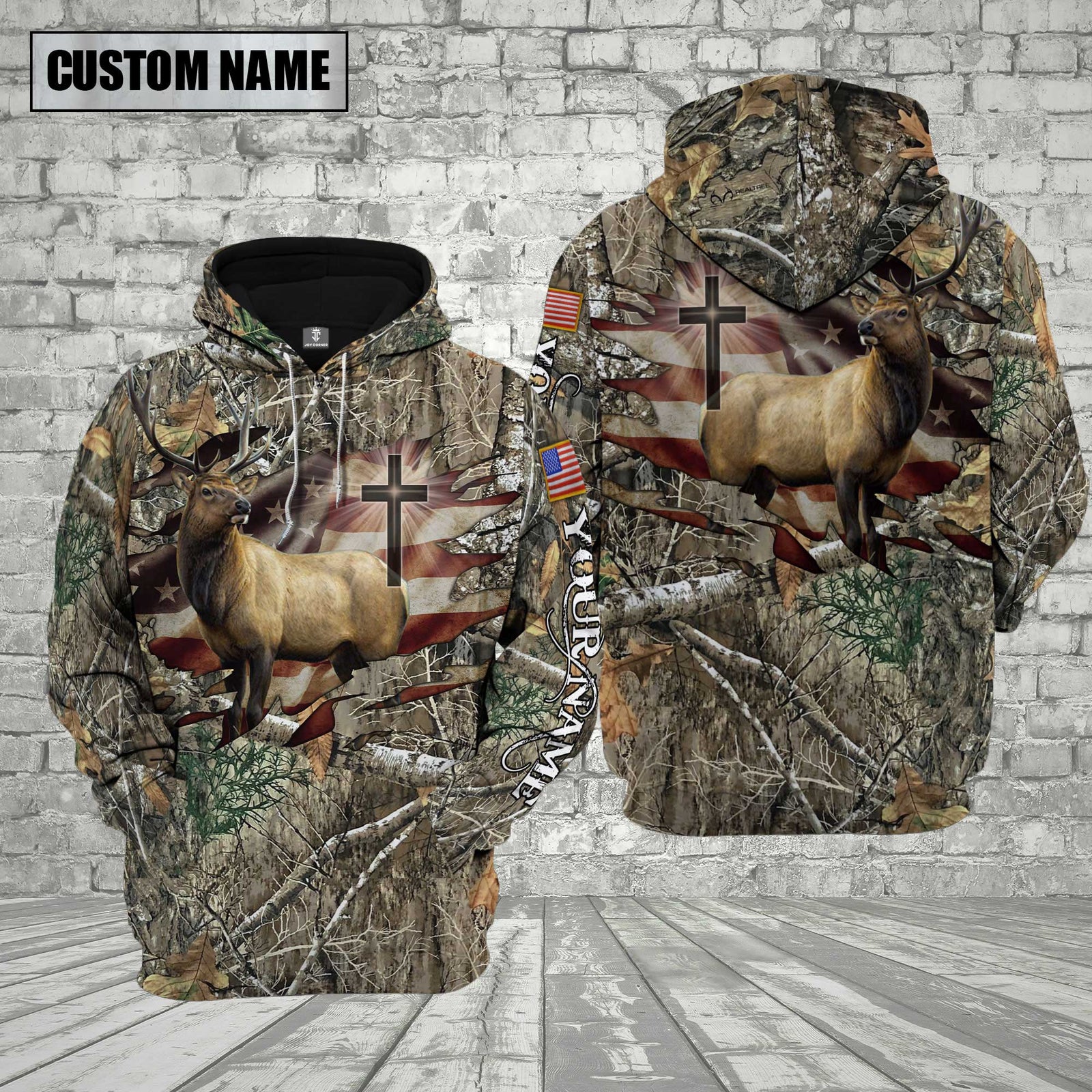 Blisscorners Custom Name Elk Hunting Shirt 3D All Over Printed Clothes