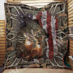 Blisscorners Two Deers Hunting Blanket