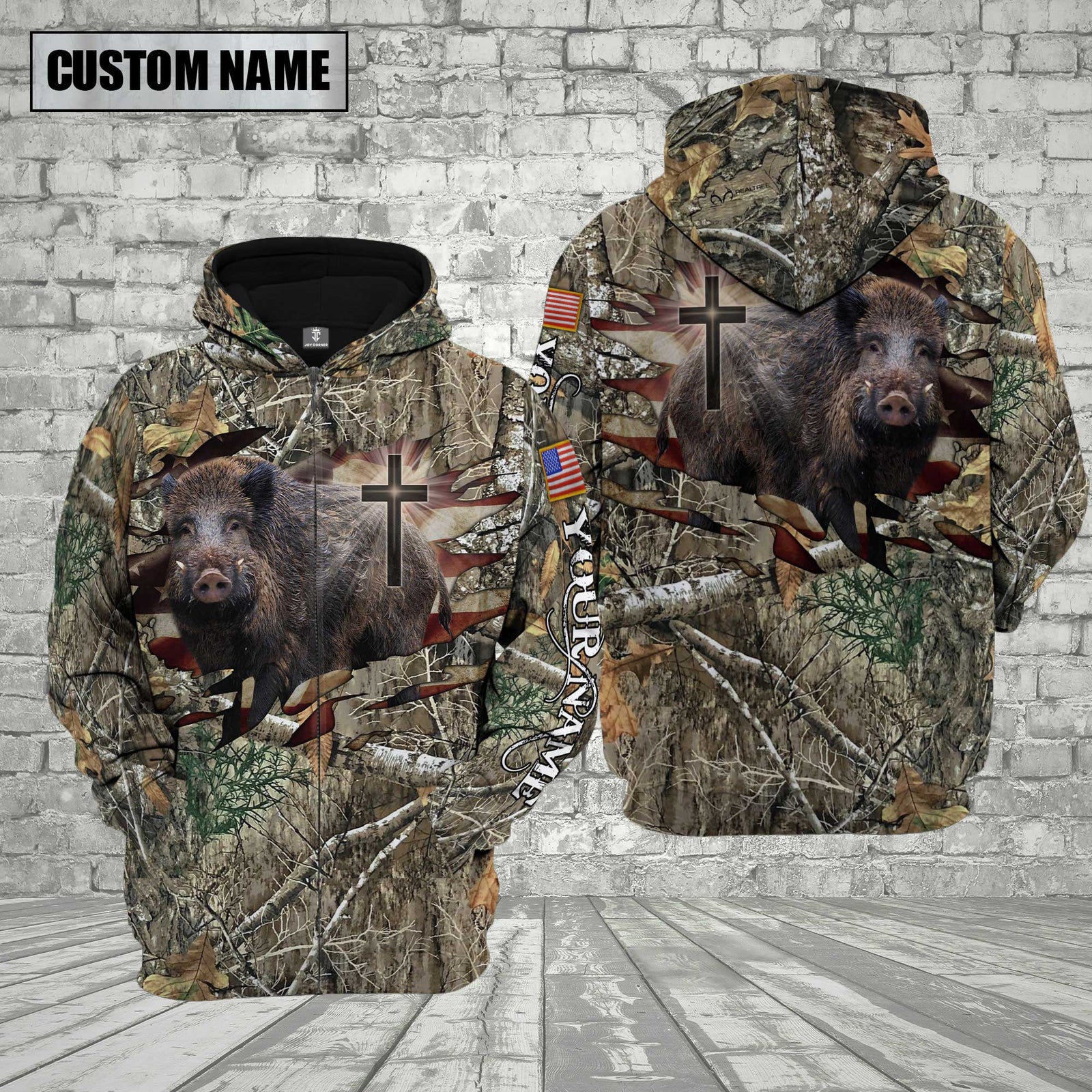 Blisscorners Custom Name Boar Hunting Shirt 3D All Over Printed Clothes