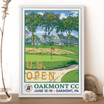 Blisscorners 2025 U.S. Open Championship Canvas, Oakmont Country Club Art, Gifts For Golf Lovers LM2611