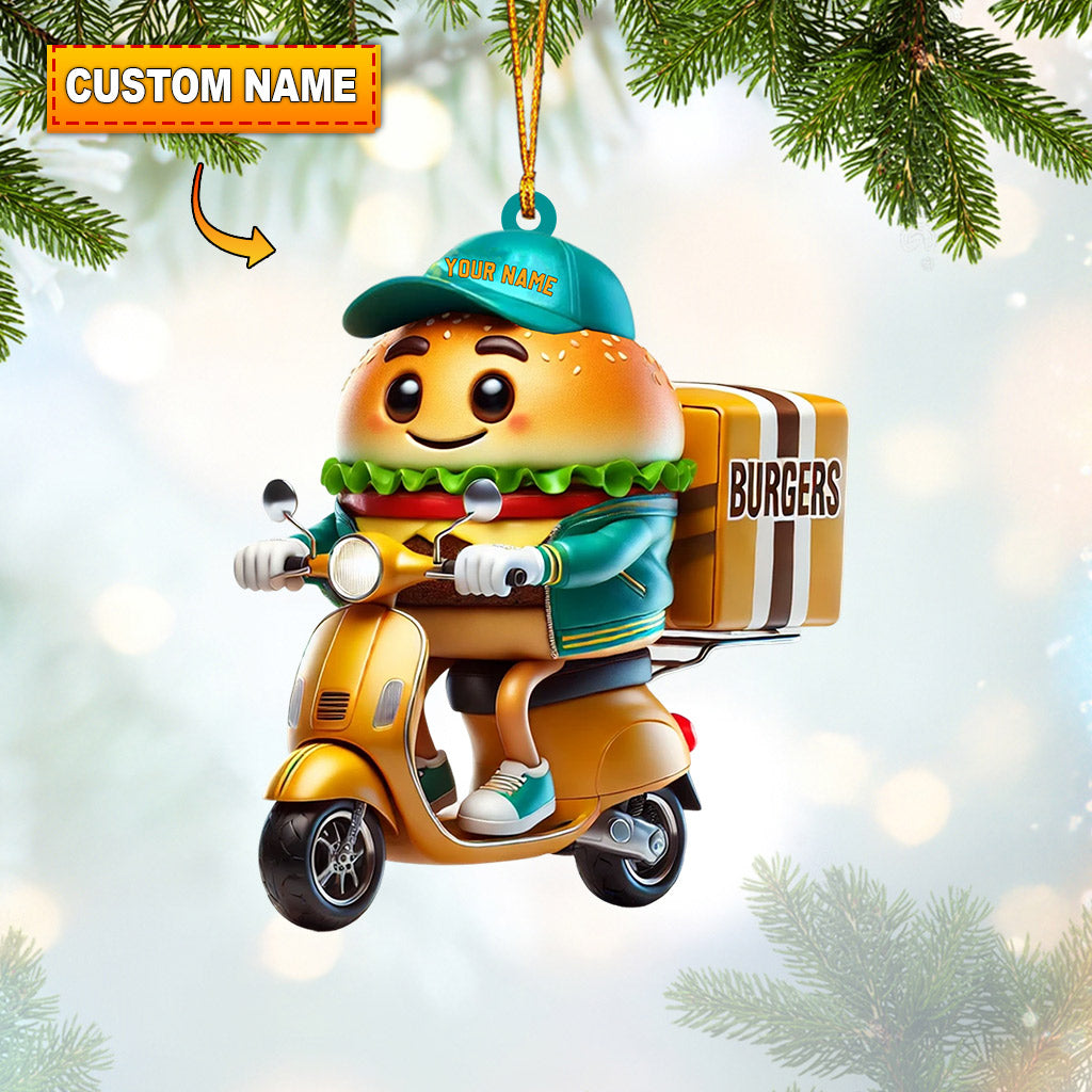 Blisscorners Shipper Home Decor Christmas Ornament, Personalized Ornament2D Flat LM2211