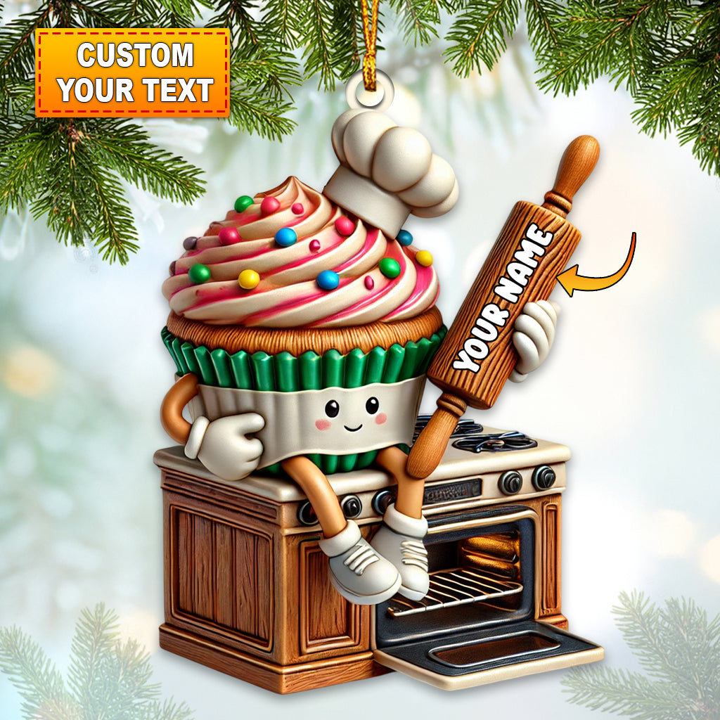 Blisscorners Sweet Bakery Home Decor Christmas Ornament, Personalized Ornaments2D Flat LM2211
