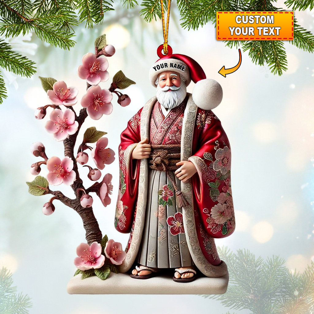 Blisscorners Japanese Santa Home Decor Christmas Ornament, Personalized Ornament2D Flat LM2211