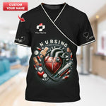Blisscorners Personalized Nurse Shirt - A Work of Heart