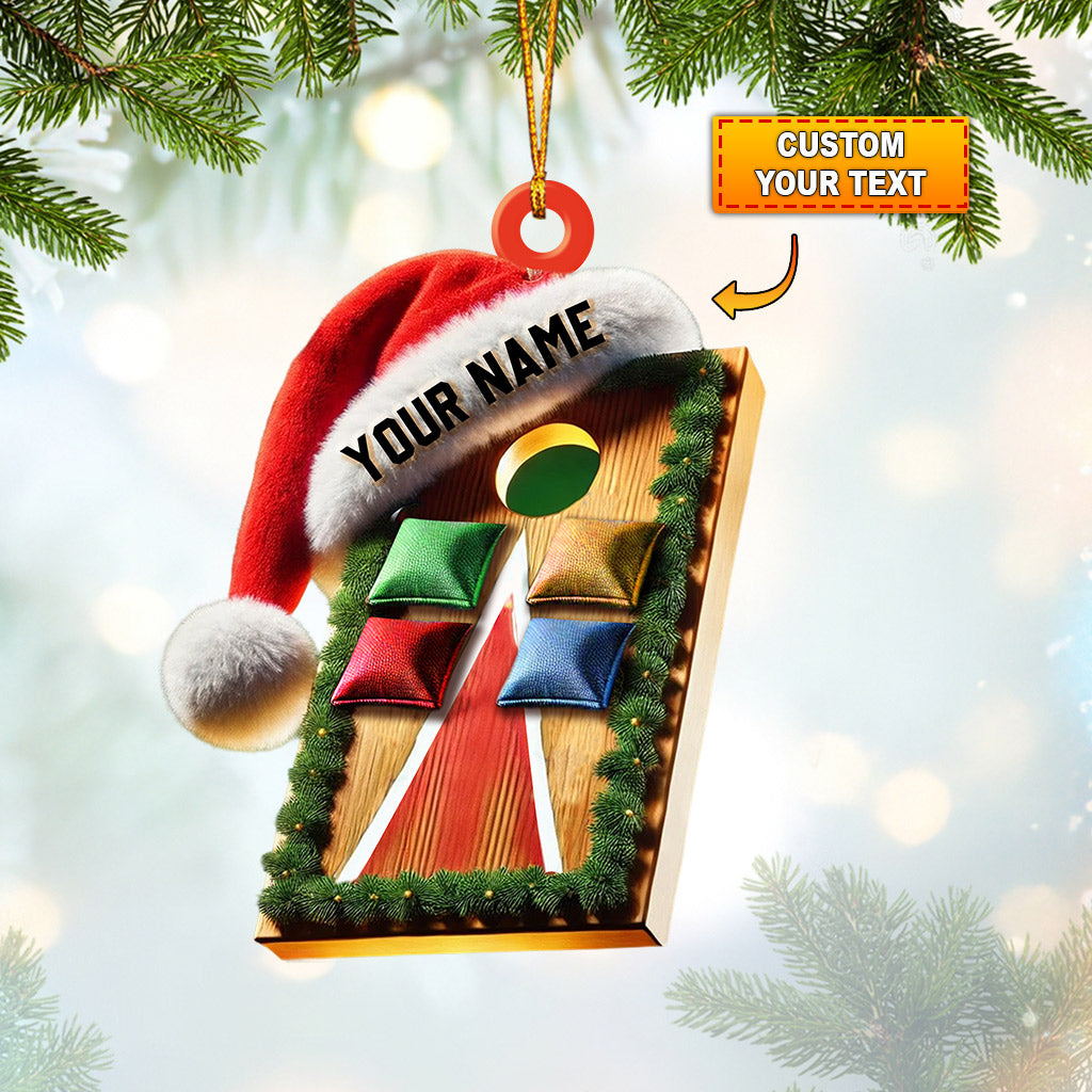 Blisscorners Home Decor Christmas Ornament, Personalized Ornament2D Flat LM2211