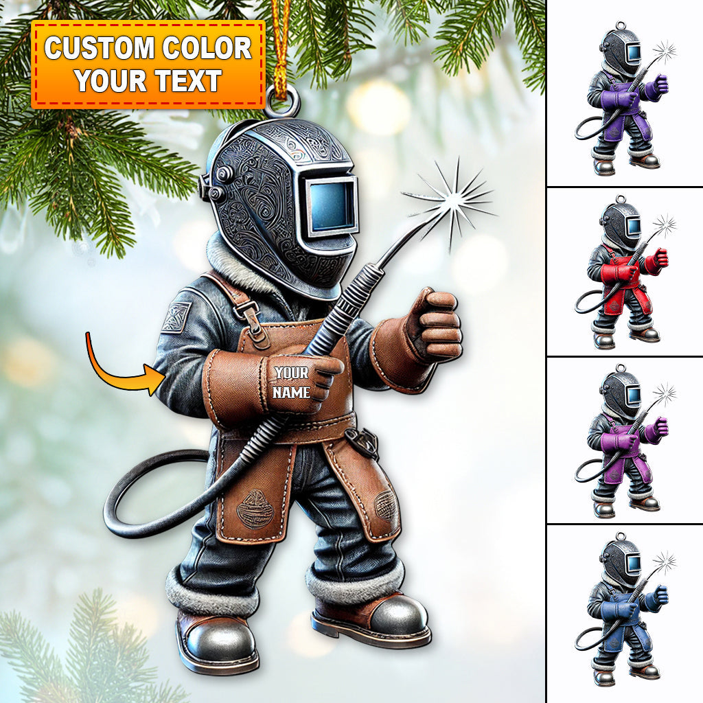 Blisscorners Custom Name Ornament, Welder2D Flat LM2211