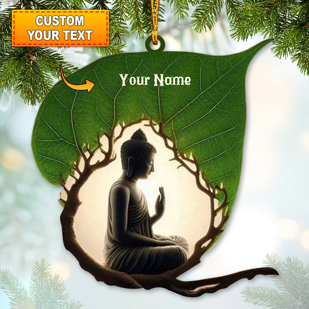 Blisscorners Custom Name Ornament, Buddha2D Flat LM2211