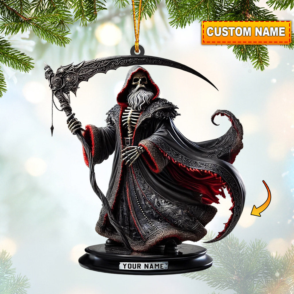 Blisscorners Death Christmas Home Decor Christmas Ornament, Personalized Ornament2D Flat LM2211