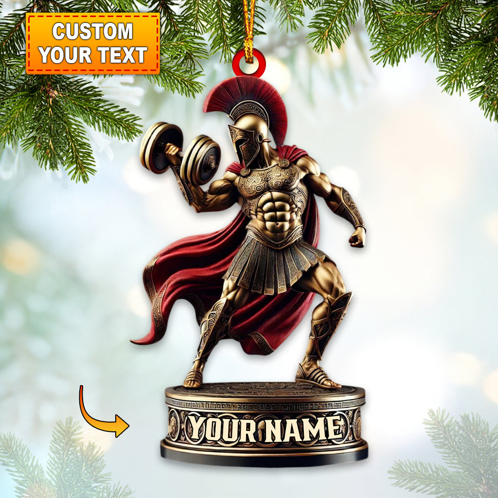 Blisscorners Roman Soldier Christmas Home Decor Christmas Ornament, Personalized Ornament2D Flat LM2211