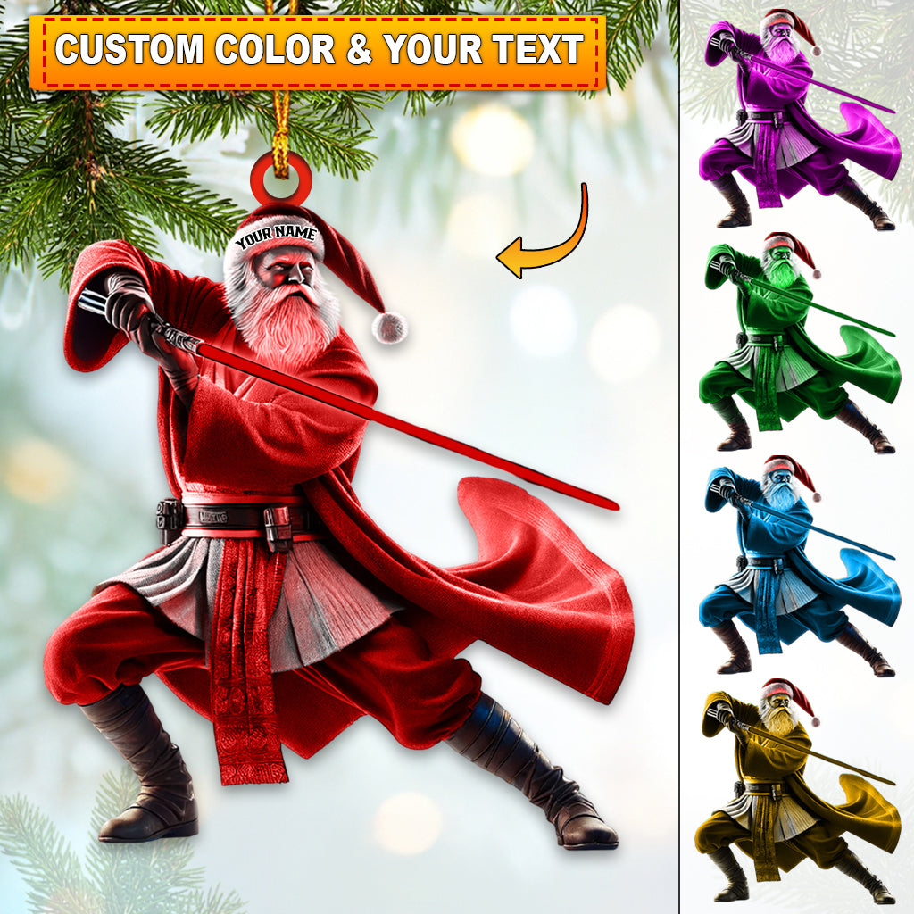 Blisscorners Darth Santa Christmas Home Decor Christmas Ornament, Personalized Ornament2D Flat LM2211