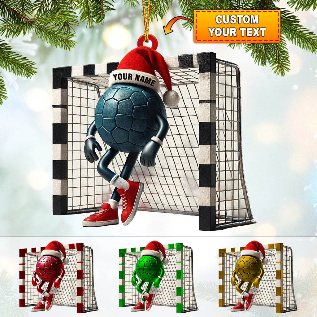 Blisscorners Goalkeeper Home Decor Christmas Ornament, Personalized Ornament2D Flat LM2211