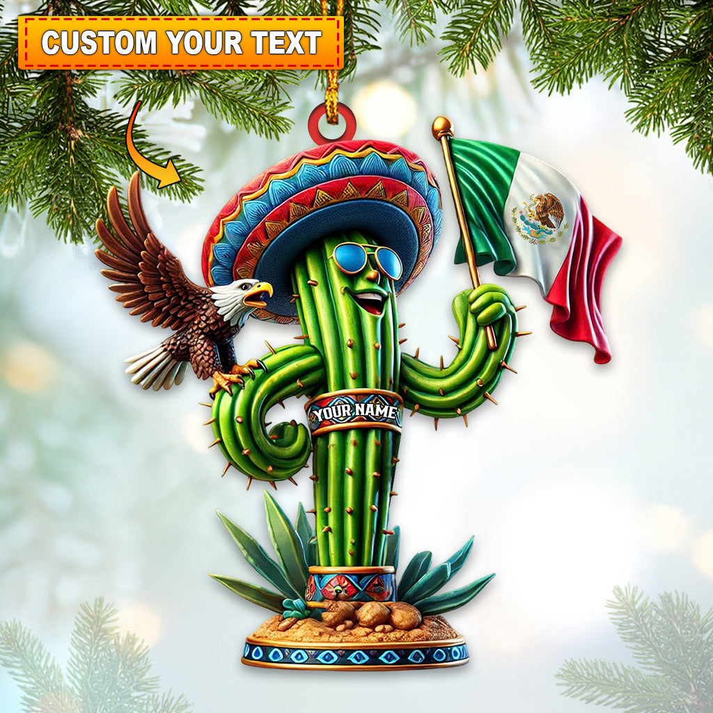 Blisscorners Cinco De Mayo Home Decor Christmas Ornament, Personalized Ornament2D Flat LM2211