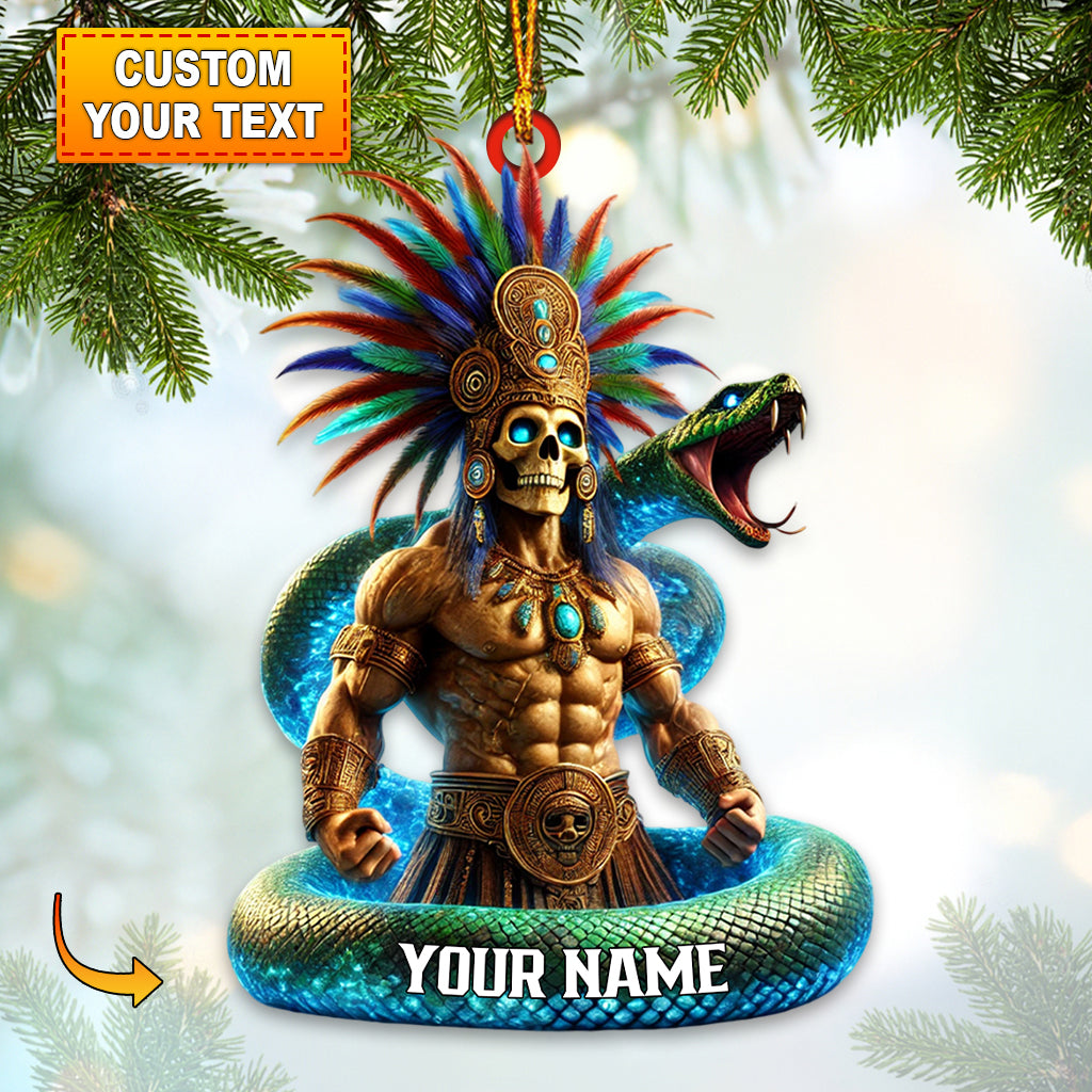 Blisscorners The Legend Of Huitzilopochtli Christmas Home Decor Christmas Ornament, Personalized Ornament2D Flat LM2211