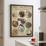 Blisscorners Animals USA Hunting Framed Canvas5 LM2611