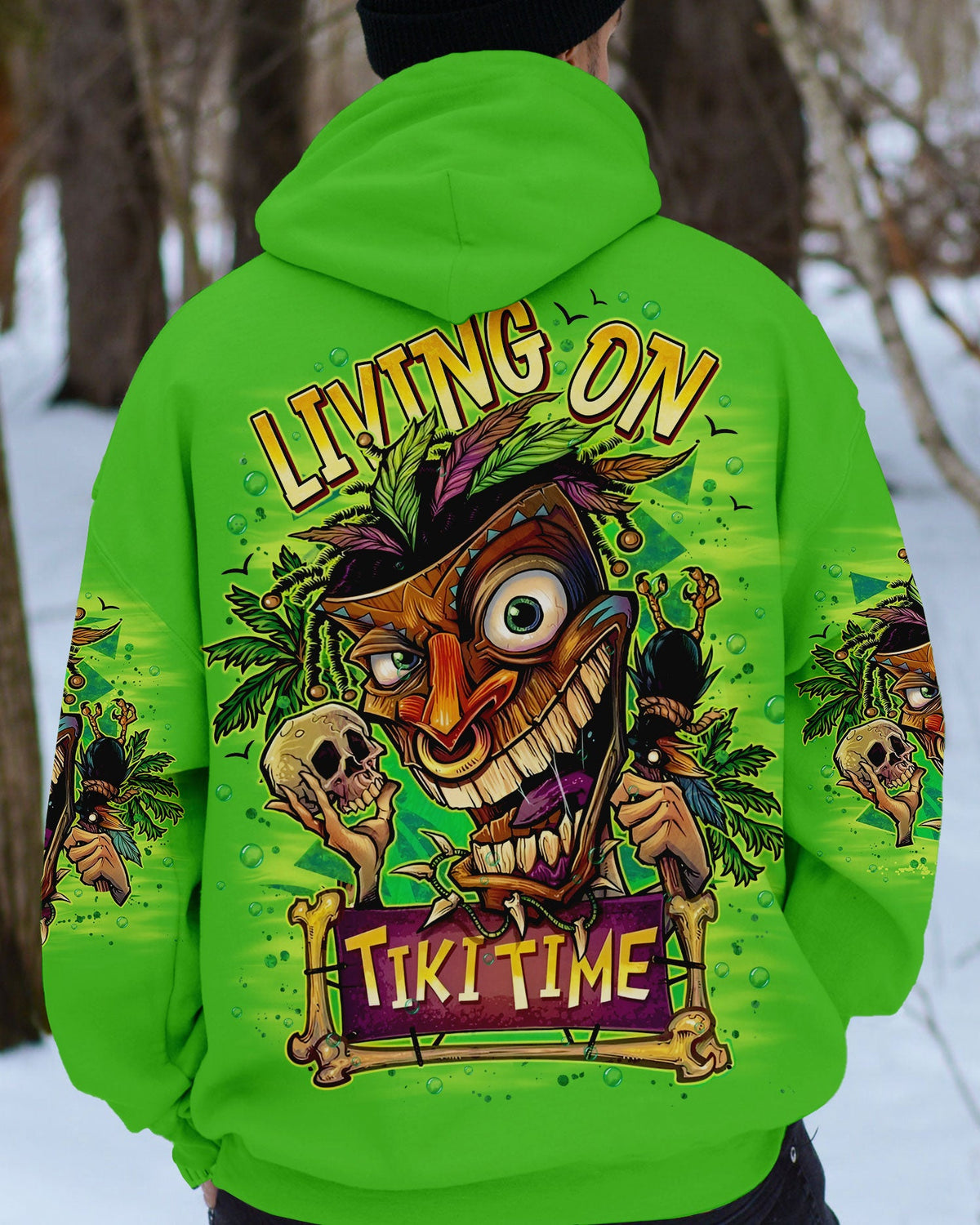 BLISSCORNERS LIVING ON TIKI TIME ALL OVER PRINT