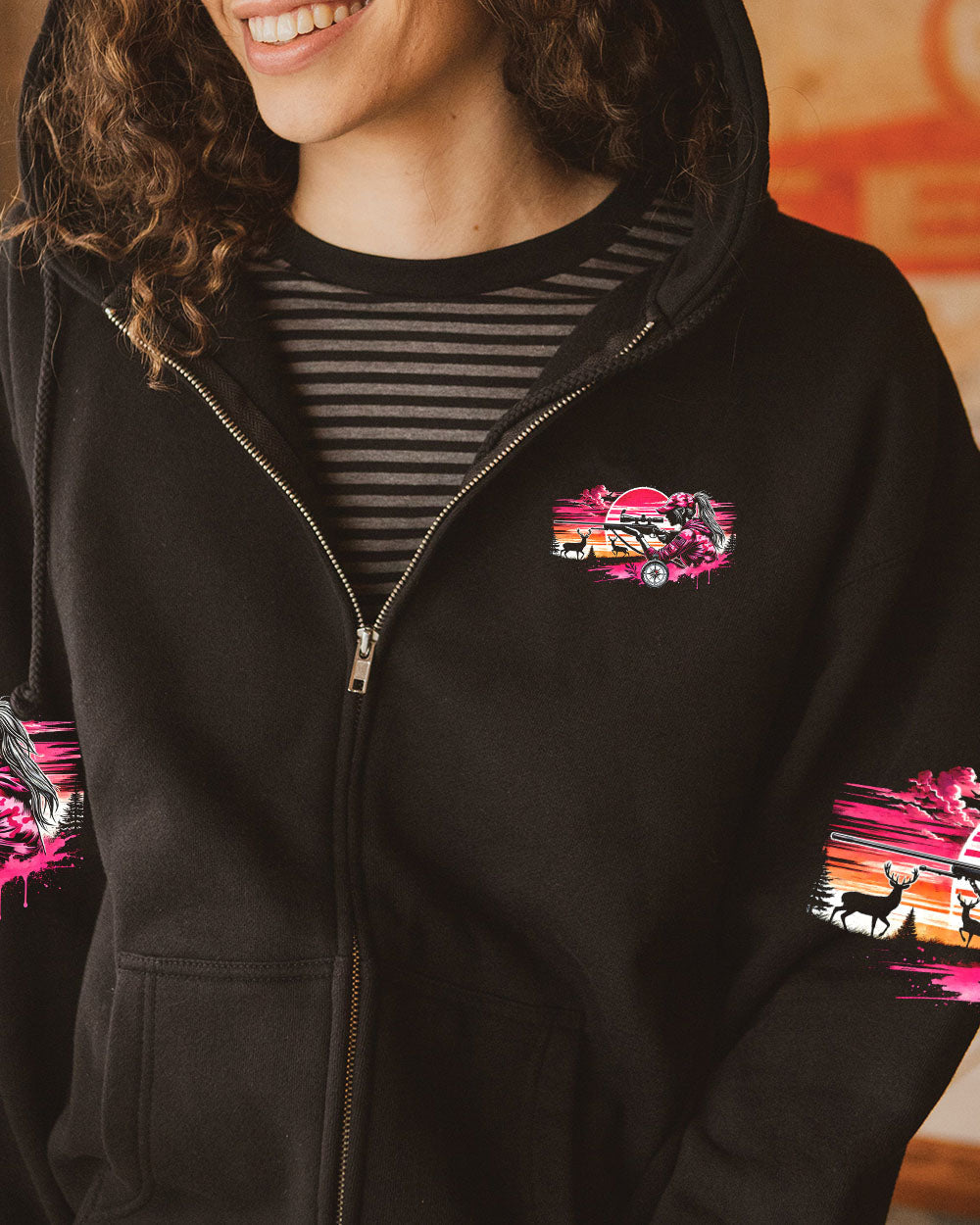 BLISSCORNERS GIRLS HUNT TOO ONLY PRETTIER ALL OVER PRINT
