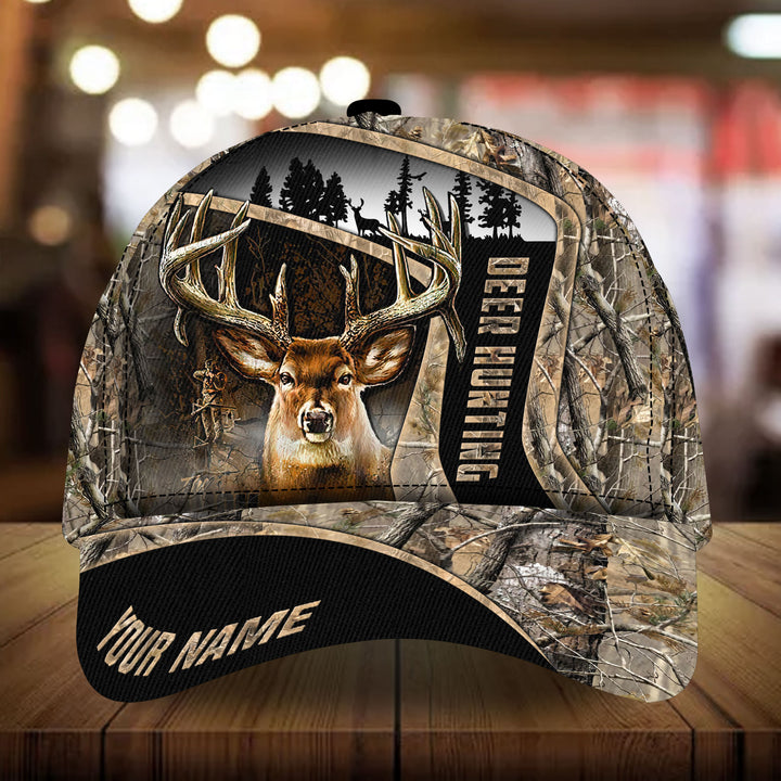 Blisscorners Special Deer Hunting Multicolored Pattern Personalized Cap