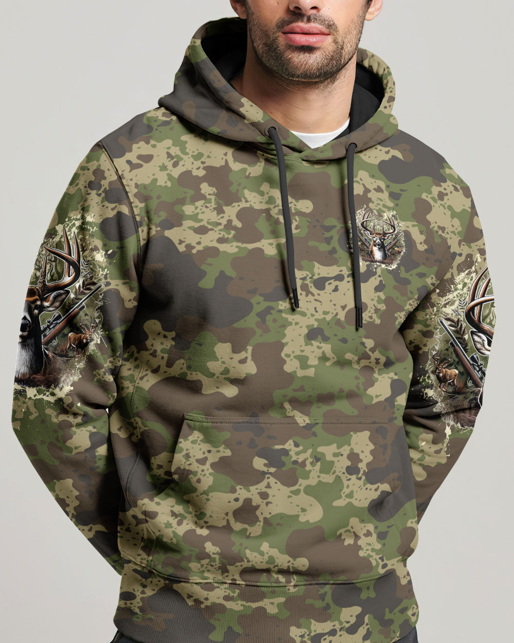 BLISSCORNERS GO HUNTING IN THEIR SEVENTIES DEER ALL OVER PRINT