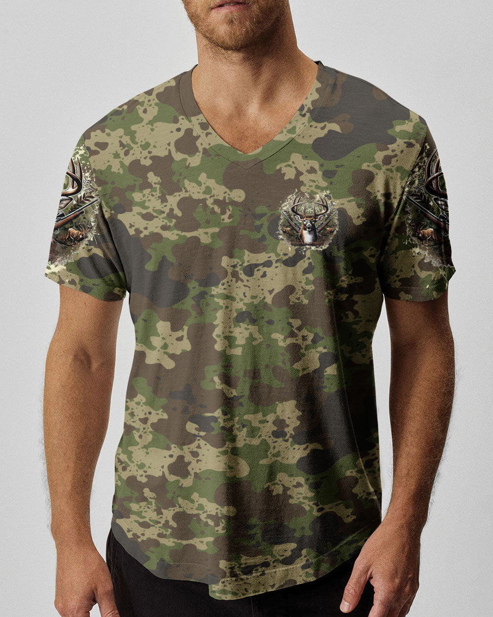 BLISSCORNERS GO HUNTING IN THEIR SEVENTIES DEER ALL OVER PRINT