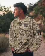 BLISSCORNERS GO HUNTING IN THEIR SEVENTIES DEER ALL OVER PRINT