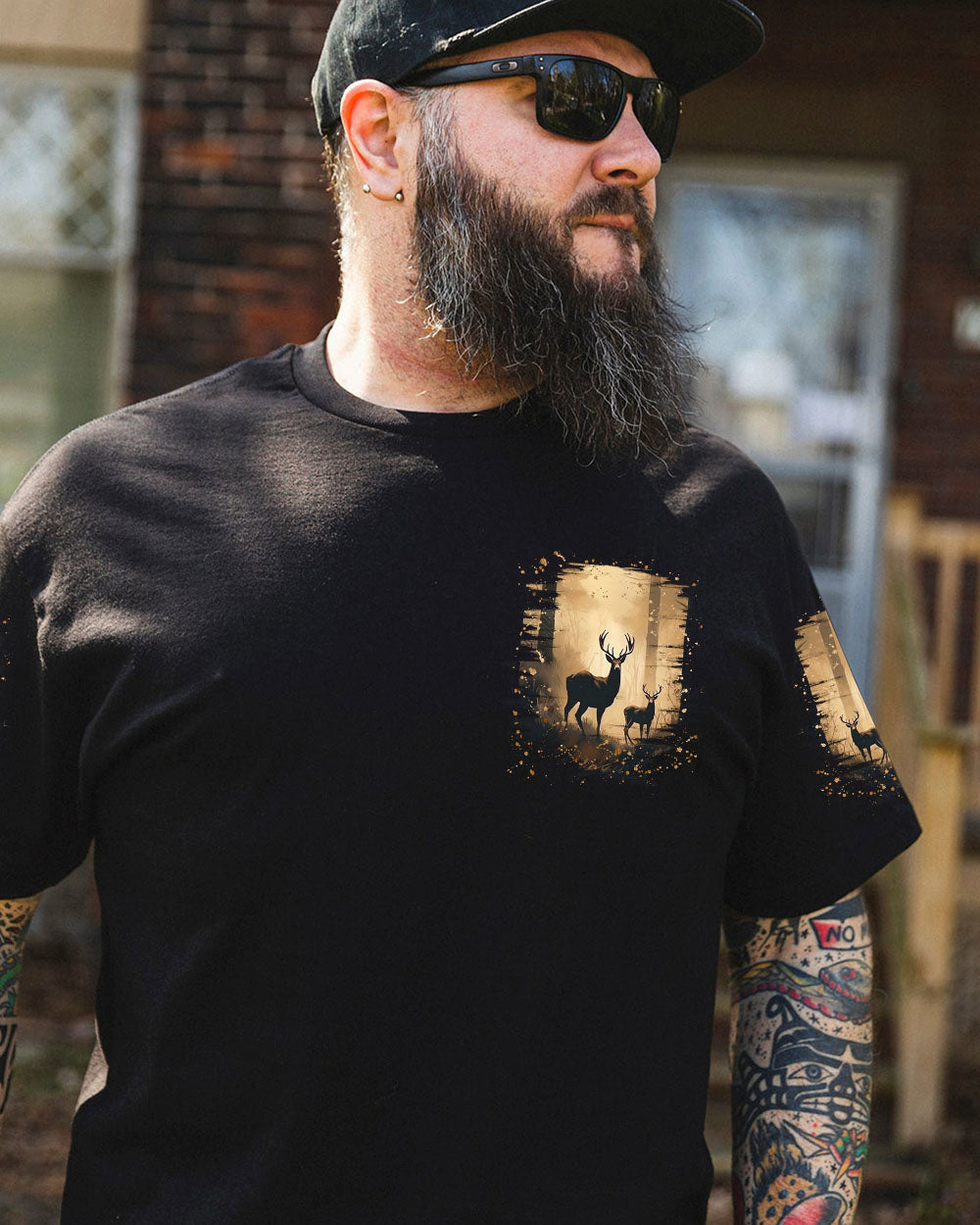 BLISSCORNERS AND INTO THE FOREST I GO ALL OVER PRINT