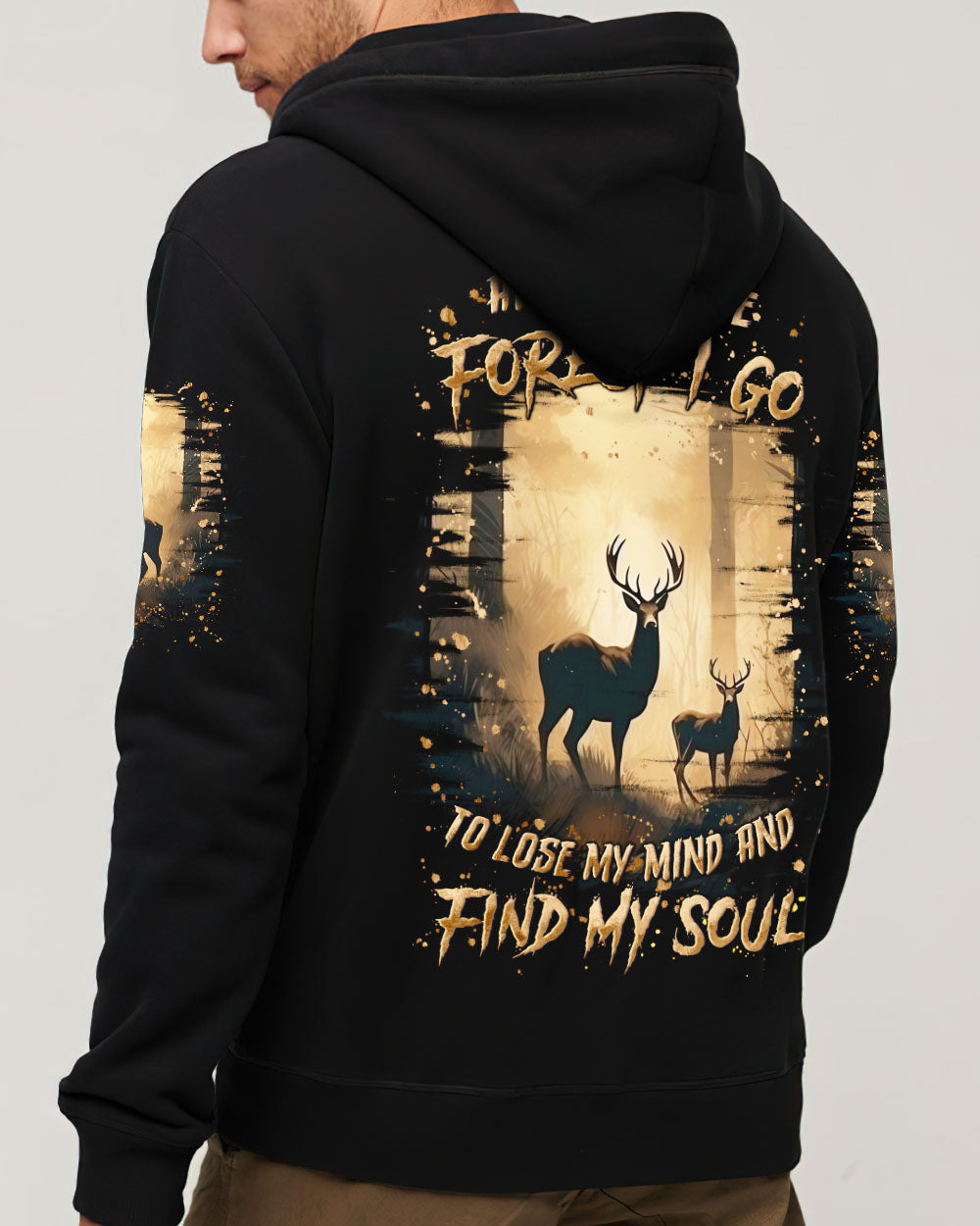 BLISSCORNERS AND INTO THE FOREST I GO ALL OVER PRINT