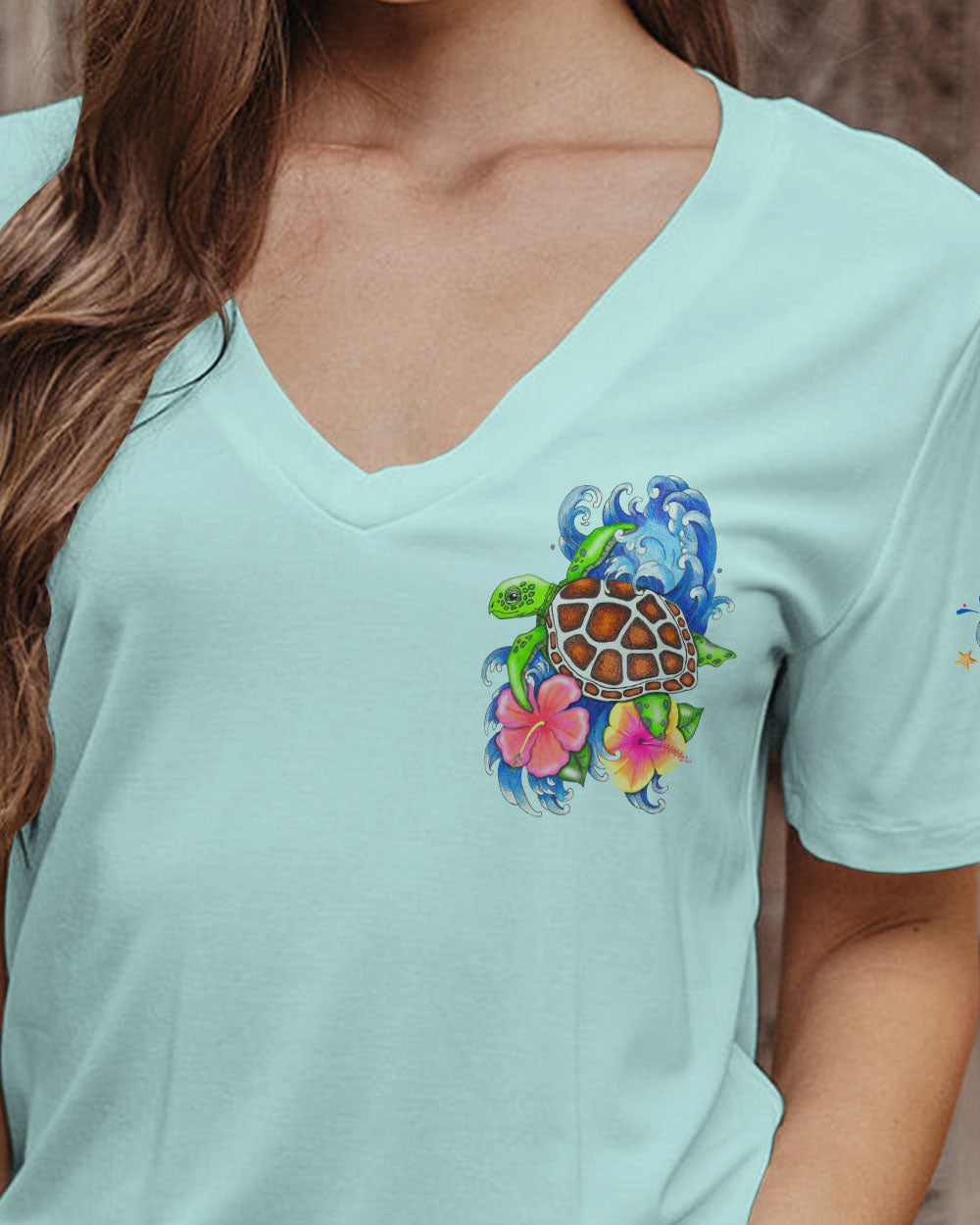BLISSCORNERS SANDY TOES SUNKISSED NOSE TURTLE ALL OVER PRINT