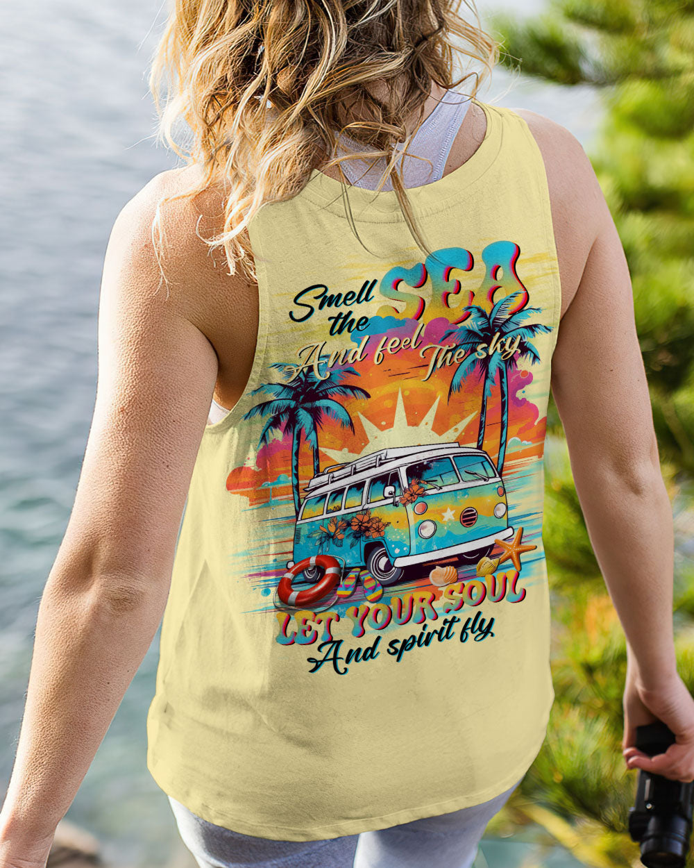 BLISSCORNERS SMELL THE SEA AND FEEL THE SKY ALL OVER PRINT