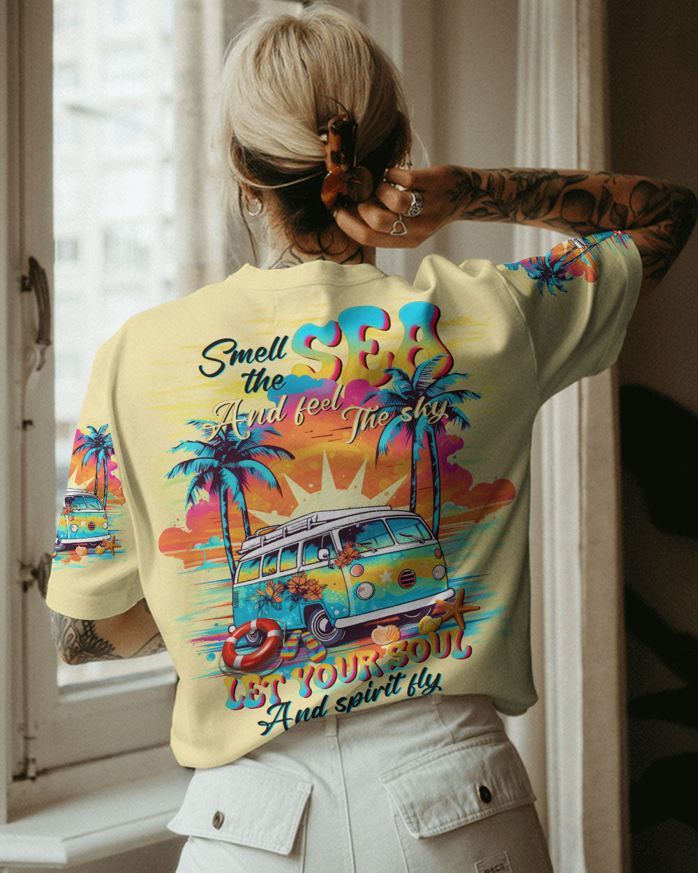 BLISSCORNERS SMELL THE SEA AND FEEL THE SKY ALL OVER PRINT