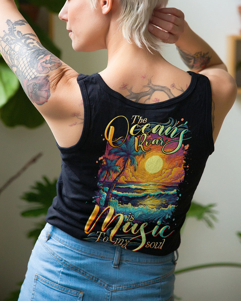 BLISSCORNERS THE OCEAN'S ROAR ALL OVER PRINT