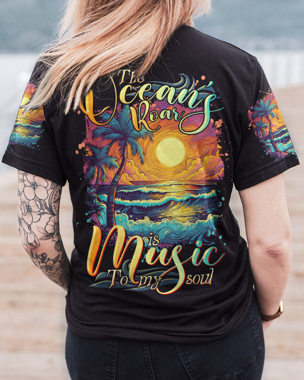 BLISSCORNERS THE OCEAN'S ROAR ALL OVER PRINT