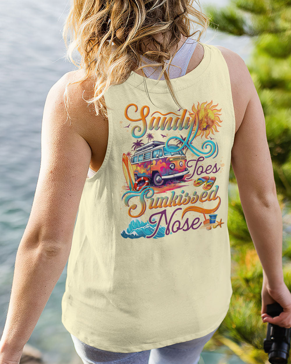 BLISSCORNERS SANDY TOES SUNKISSED NOSE ALL OVER PRINT