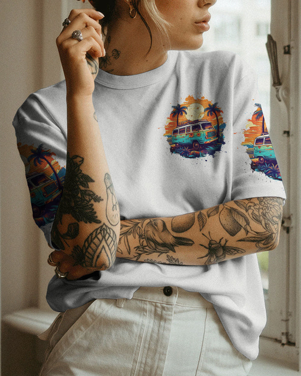 BLISSCORNERS OCEAN AIR SALTY HAIR ALL OVER PRINT