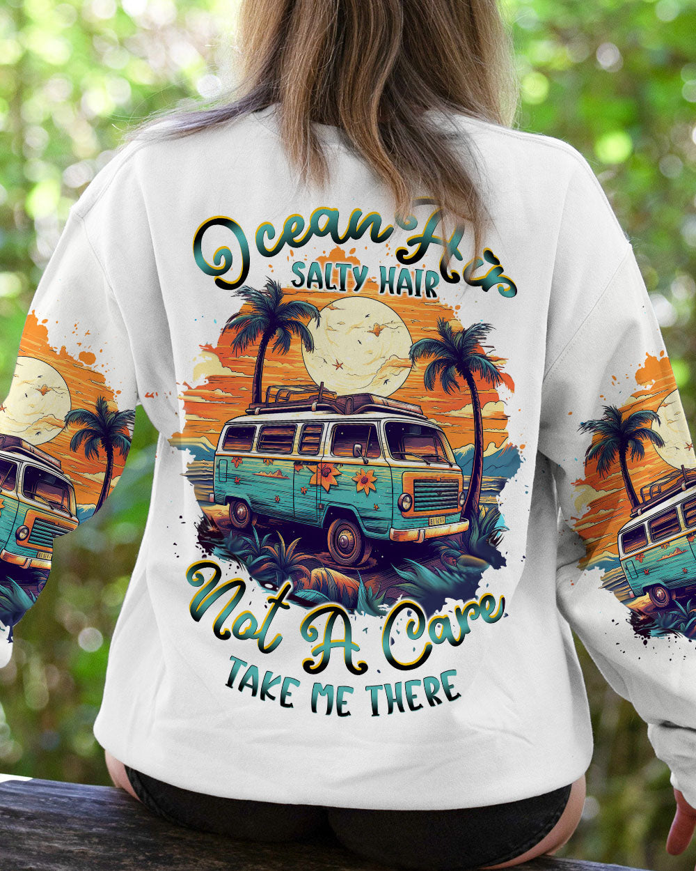 BLISSCORNERS OCEAN AIR SALTY HAIR ALL OVER PRINT