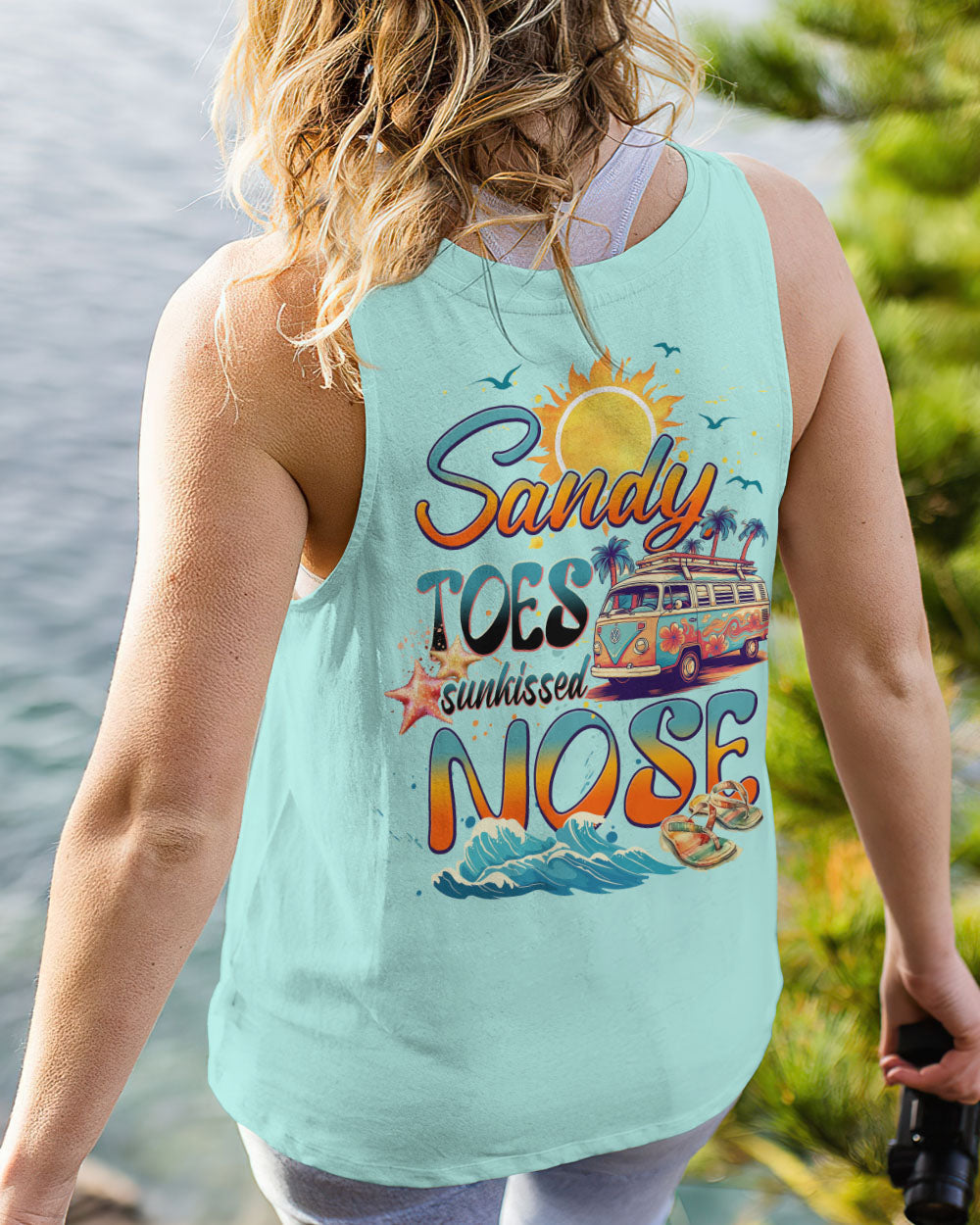 BLISSCORNERS SANDY TOES SUNKISSED NOSE ALL OVER PRINT