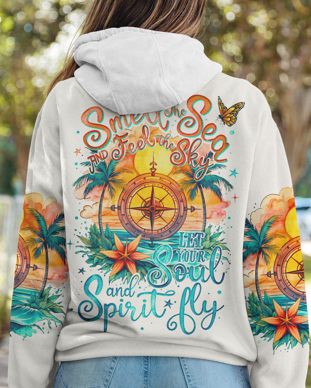 BLISSCORNERS SMELL THE SEA AND FEEL THE SKY ALL OVER PRINT