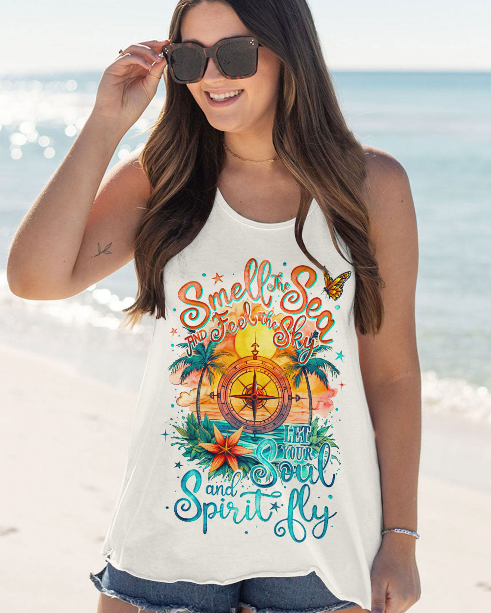 BLISSCORNERS SMELL THE SEA AND FEEL THE SKY ALL OVER PRINT