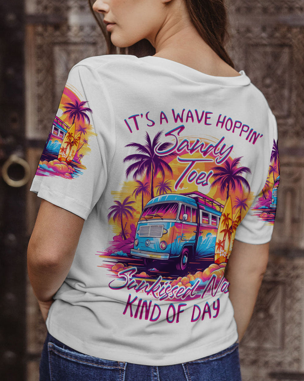 BLISSCORNERS SANDY TOES SUNKISSED NOSE ALL OVER PRINT