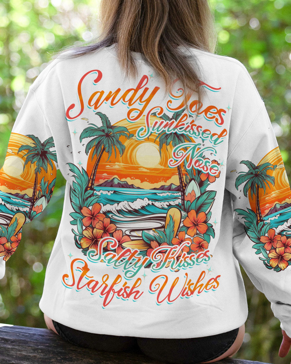 BLISSCORNERS SANDY TOES SUNKISSED NOSE ALL OVER PRINT