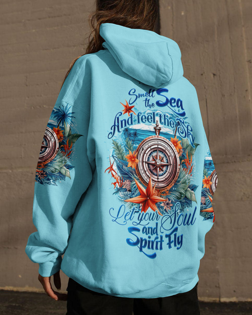 BLISSCORNERS SMELL THE SEA AND FEEL THE SKY ALL OVER PRINT