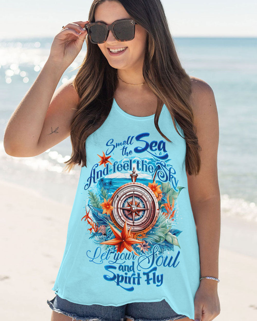 BLISSCORNERS SMELL THE SEA AND FEEL THE SKY ALL OVER PRINT
