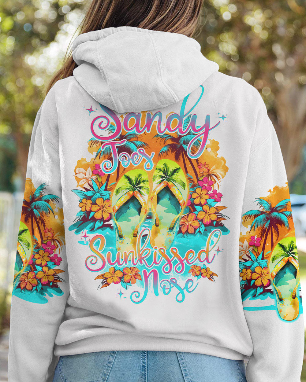 BLISSCORNERS SANDY TOES SUNKISSED NOSE ALL OVER PRINT