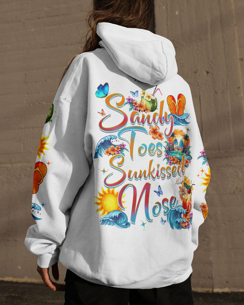 BLISSCORNERS SANDY TOES SUNKISSED NOSE ALL OVER PRINT