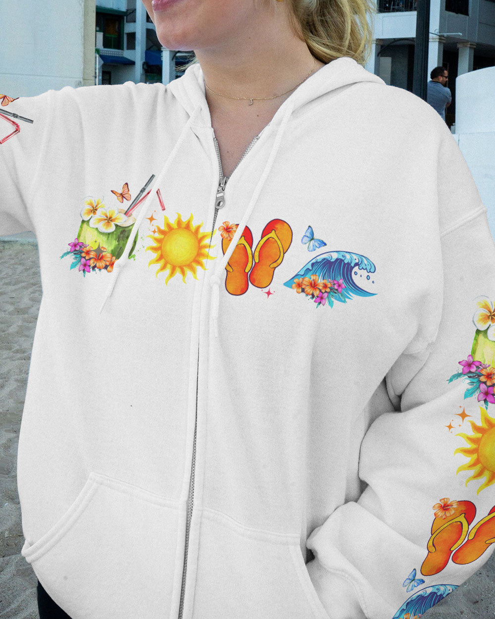 BLISSCORNERS SANDY TOES SUNKISSED NOSE ALL OVER PRINT