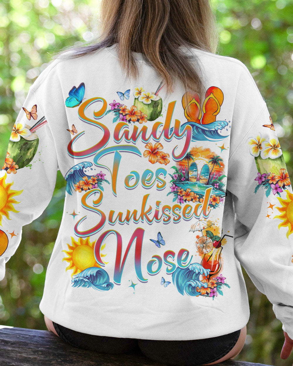 BLISSCORNERS SANDY TOES SUNKISSED NOSE ALL OVER PRINT
